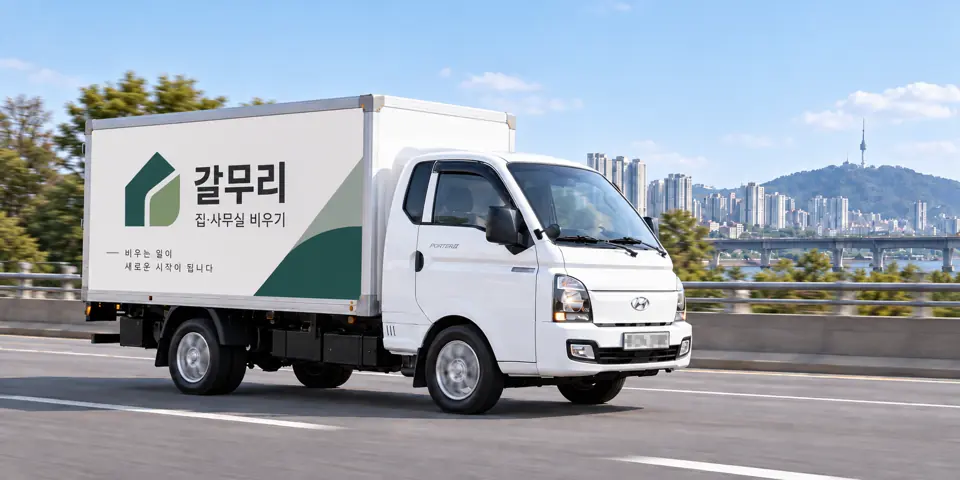 원천동 유품정리 | 갈무리 작업 차량, 그림